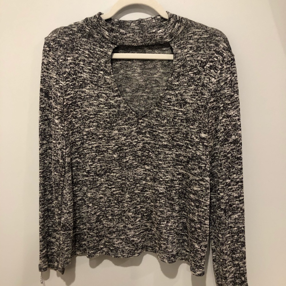 Keyhole cut out sweater from Charlotte Russe